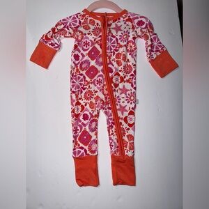 Little Sleepies Coastal Lobster Starfish newborn Orange